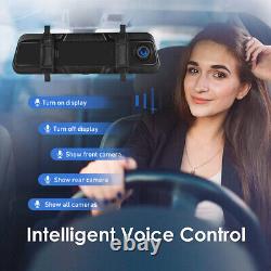 Car DVR Touch Screen Dash Cam Rearview Mirror Camera Video Recorder Night Vision