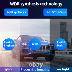 Car Dash Cam Dashboard DVR Camera Recorder Bluetooth for Carplay Android Auto