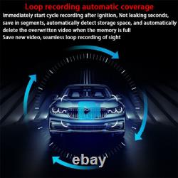 Car Dash Cam Dashboard DVR Camera Recorder Bluetooth for Carplay Android Auto