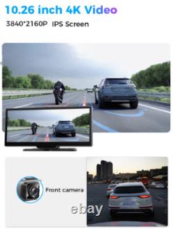 Car Dash Cam Dashboard DVR Camera Recorder Bluetooth for Carplay Android Auto