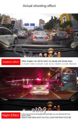 Car Dashboard Dash Cam Dual Lens CarPlay & Android Auto 4k Video Recorder DVR