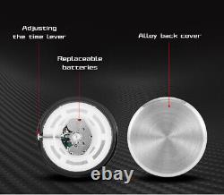 Car Dashboard Luminous Time Clock Watch Digital Quartz Clock Interior Decor