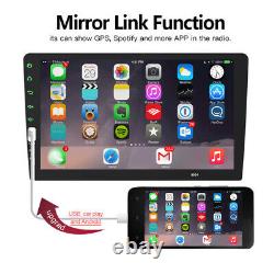 Car FM Stereo Radio Bluetooth FM USB AUX TF Mirror Link MP5 Player 9in 1Din +Cam
