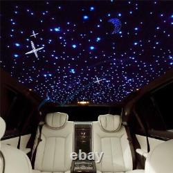 Car Headliner LED Twinkle Fiber Optic Lights BT APP Remote Control 370Pcs Cable