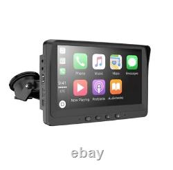 Car Radio 7in Touch Screen Video Player Wireless CarPlay Android WithRear Camera