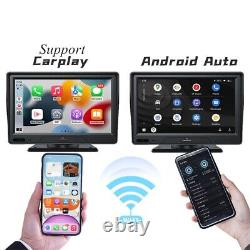 Car Radio 7in Touch Screen Video Player Wireless CarPlay Android WithRear Camera