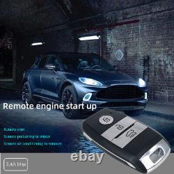 Car Remote Keyless Entry Engine Start Kit Alarm System One-button Starter Stop