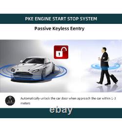 Car Remote Keyless Entry Engine Start Kit Alarm System One-button Starter Stop