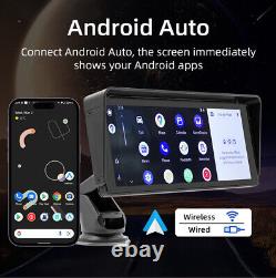 Car Stereo MP5 Player FM Radio Bluetooth GPS Navigation Mirrorlink For Android