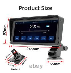 Car Stereo MP5 Player FM Radio Bluetooth GPS Navigation Mirrorlink For Android