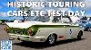Classic Touring Cars Test At Oulton Park 2022 Ford Lotus Cortina Mk1 Ford Capri Rs3100 Etc