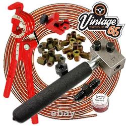 DIY 25ft Brake Pipe Repair Kit For Ford Escort Fiesta Capri Cortina Granada