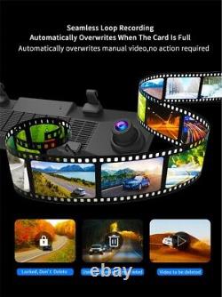 Dash Cam DVR Recorder Video Dual Lens Carplay Android 2160P 4K Car Accessories