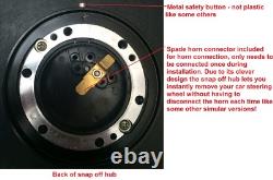 Dished Snap Off Steering Wheel And Boss Kit Fit Mazda Escort Cortina Mk1 Mk2