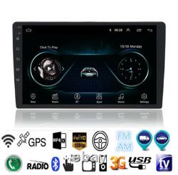 Double DIN Android 9.1 Car Dash Stereo Radio MP5 Player GPS Wifi 3G 4G BT 9 inch