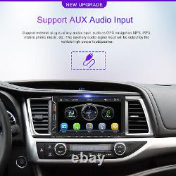 Double DIN Wireless Carplay Radio Car Stereo Bluetooth Player 7in Touch Screen