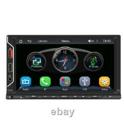 Double DIN Wireless Carplay Radio Car Stereo Bluetooth Player 7in Touch Screen