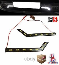 Drl Led Daytime Running Lights-pair 7 Led Lamps-waterproof Frd1