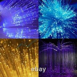 Dual Head Fiber Optic Light 20W RGBW Twinkle 370Pcs Roof Starry Sky Ceiling Lamp