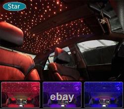 Dual Head Fiber Optic Light 20W RGBW Twinkle 370Pcs Roof Starry Sky Ceiling Lamp