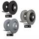 Ebc Front Brake Discs 245mm For Ford Capri, Cortina, Escort D011