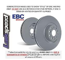 EBC Front Brake Discs & Greenstuff Pads for Ford Cortina Mk2 1.3 (66 70)