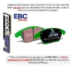 EBC Front Brake Discs & Greenstuff Pads for Ford Escort Mk2 1.1 (75 80)