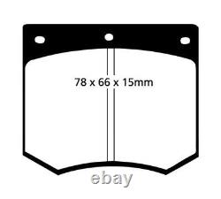 EBC Front Brake Kit Discs & Pads for Ford Cortina Mk3 1.6 GT 70-76