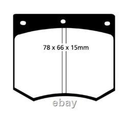EBC Front Brake Kit Discs & Pads for Ford Cortina Mk4 1.3 76-79