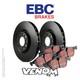 Ebc Front Brake Kit Discs & Pads For Ford Cortina Mk4 1.6 76-79