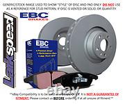 EBC Front Brake Kit Standard Disc & Ultimax Pad for Ford Cortina Mk2 1.5 (6667)