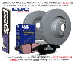 EBC Front Brake Kit Standard Discs & Ultimax Pads for Ford Escort 30 (75 80)