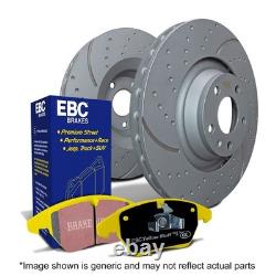 EBC Front Turbo Groove Disc & Yellowstuff Pad for Ford Cortina Mk3 1.6 GT 7076