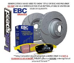 EBC Front Turbo Groove Disc & Yellowstuff Pad for Ford Cortina Mk5 2.3 (79 82)