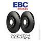 Ebc Oe Front Brake Discs 245mm For Ford Cortina Mk2 1.6 (lotus) 66-70 D011