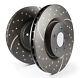 Ebc Turbo Grooved Front Solid Brake Discs For Ford Cortina Mk4 1.3 (76 79)