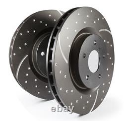 EBC Turbo Grooved Front Solid Brake Discs for Ford Cortina Mk5 1.6 (79 82)
