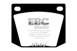 EBC Yellowstuff Front Brake Pads for Ford Cortina Mk2 1.6 E (68 70)
