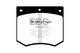 Ebc Yellowstuff Front Brake Pads For Ford Escort Mk2 1.6 (75 80)