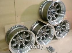 Escort Capri Cortina Ford 7x13 Deep Dish Alloy Wheel Set Jbw Superlight 13x7