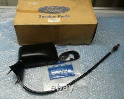 Escort Cortina Capri Genuine Ford Nos Black L/h Remote Controlled Mirror Assy