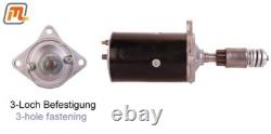 FORD Cortina MK1 MK2 starter motor 12V LUCAS-type inertia starter 3-hole fixing