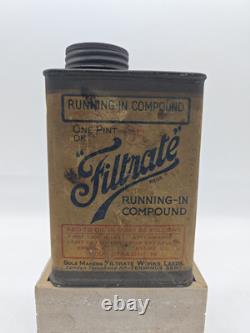 Filtrate Running In Compound Tin Empty Advertising
