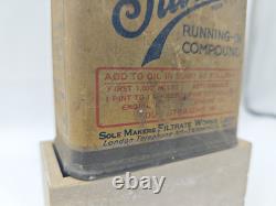 Filtrate Running In Compound Tin Empty Advertising