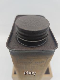 Filtrate Running In Compound Tin Empty Advertising