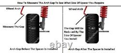 Fits Ford Wheel Spacers 15mm Capri Escort Black Alloy Hub Centric 4x108 63.4 x 4