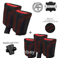 Flow-stitch 2x Front 3x Rear Seat Belt Leather Covers For Ford Cortina Mk2 66? 70