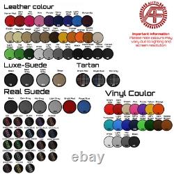 Flow-stitch 2x Front 3x Rear Seat Belt Leather Covers For Ford Cortina Mk2 66? 70