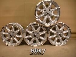 Ford Capri Cortina Escort 5.5x15 Dish Alloy Wheel Set Jbw Minilight Style 15x5.5