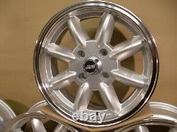 Ford Capri Cortina Escort 5.5x15 Dish Alloy Wheel Set Jbw Minilight Style 15x5.5